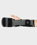 Right arm with Palmar Xtec Digitus wrist orthosis – view of palm