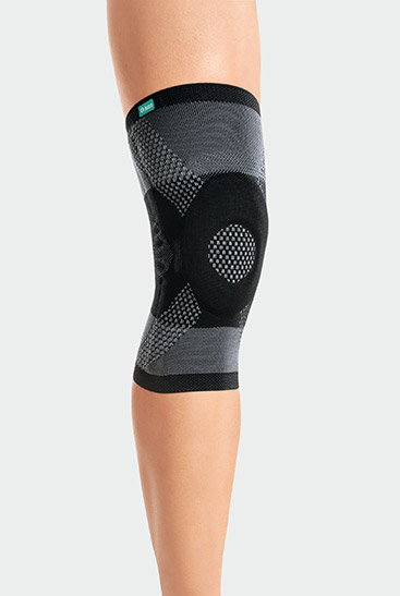 Genu Xtra Anthracite Knä med JuzoFlex Genu Xtra i färgen Anthracite