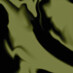 Échantillon avec motif Batik vert olive-noir