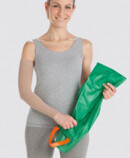 Femme portant une aide-à-enfiler Arion Easy-Slide Bras Femme portant une aide-à-enfiler Arion Easy-Slide Bras