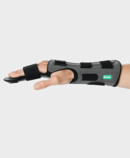 Right arm with Palmar Xtec Digitus wrist orthosis – side view (thumb)