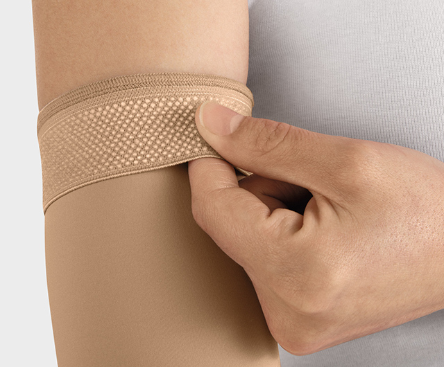 Juzo Comprima sleeve Silicone border