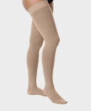 Juzo Basic thigh stockings in Almond Juzo Basic thigh stockings in Almond